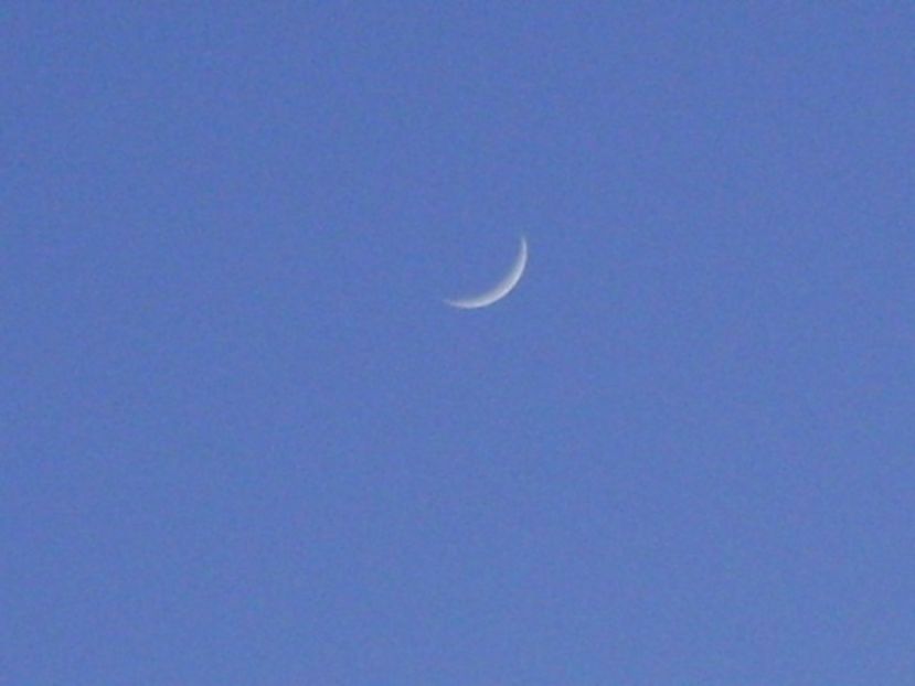 Echinocțiul de primăvară  - Luna noua in Taur - Luna - Soarele si norii - 1