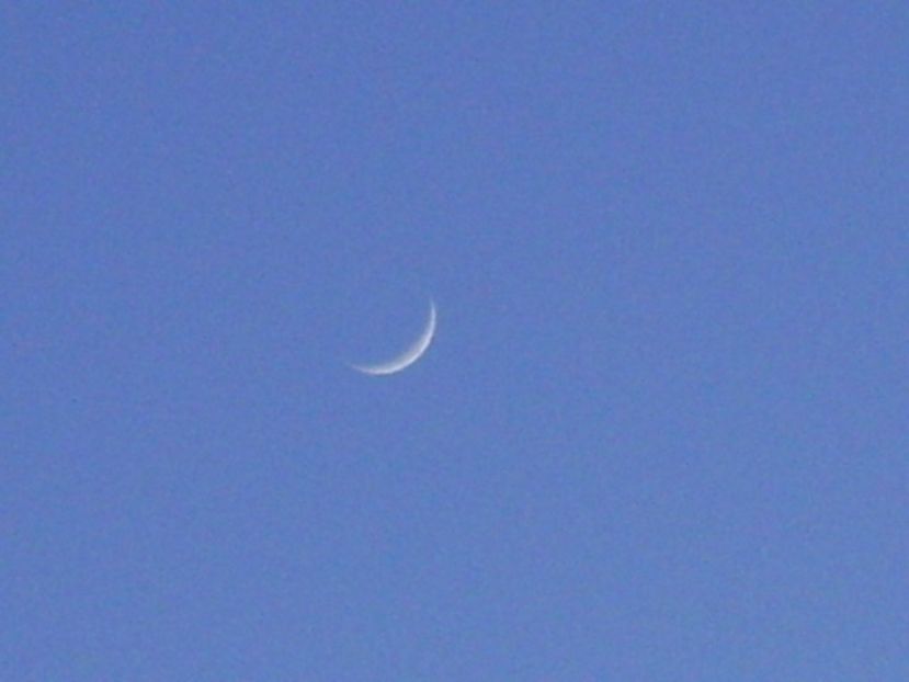 Echinocțiul de primăvară  - Luna noua in Taur - Luna - Soarele si norii - 1