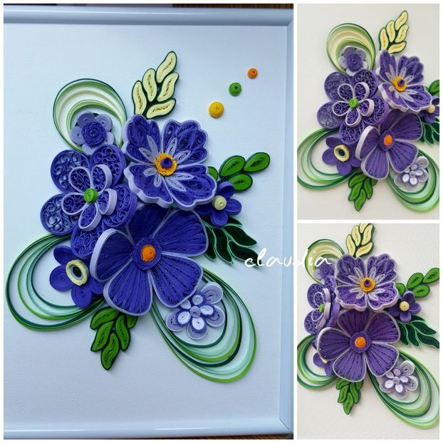  - 5 quilling- tablouri