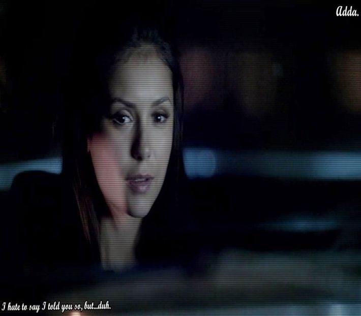 》Ok, m-ai lămurit total...*pufnește amuzată, privind drumul. Își dă geaca de piele jos și + - 01 x welcome to mystic falls