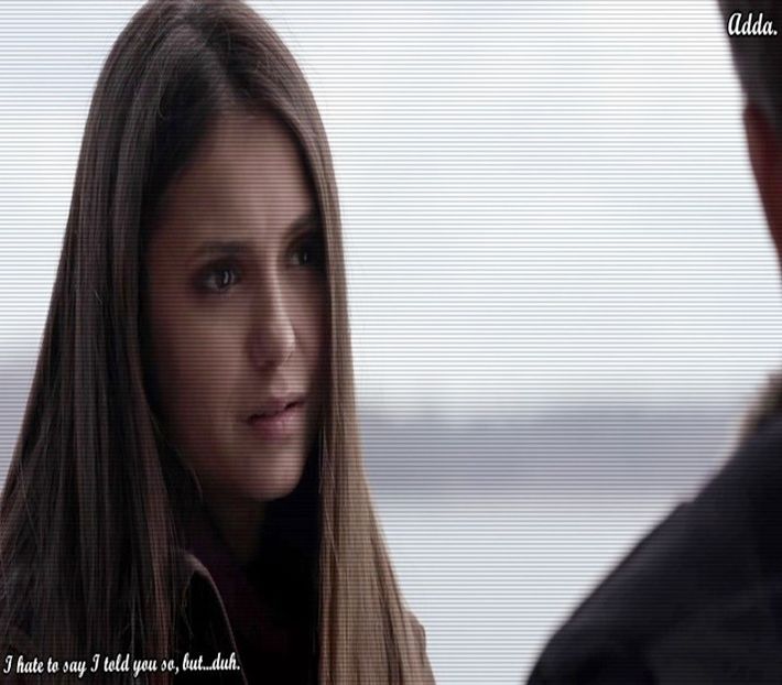 》 Ce să cred?...*își menține echilibrul stând într-un picior și-l privește fix, înghițind în + - 01 x welcome to mystic falls