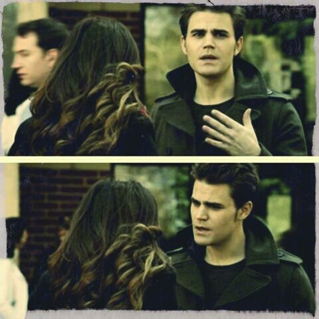 ╬┇ #prind cartea inainte sa pice jos si ma intorc cu fata catre ea] -Asta, nu se arunca pe jos. Se - 01 x welcome to mystic falls