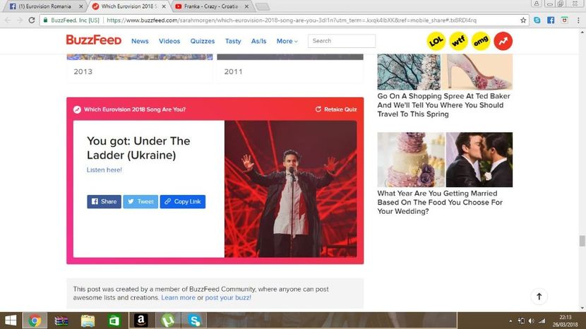 Eurovision 2018 - 2018 Eurovision Song Contest Part 1