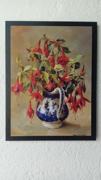 44 - Tablouri Flori - transfer de imagine pe canvas