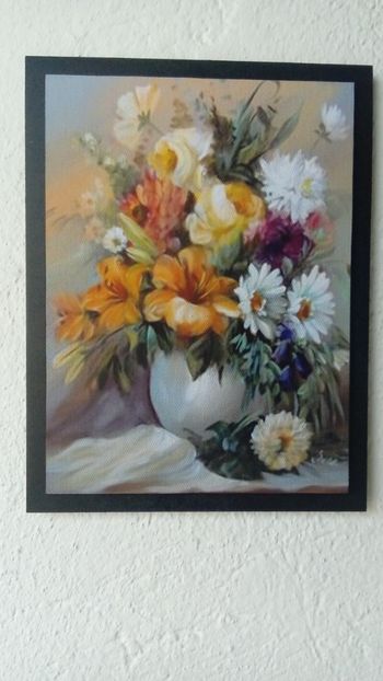 45 - Tablouri Flori - transfer de imagine pe canvas