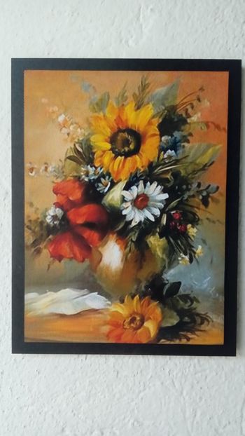 48 - Tablouri Flori - transfer de imagine pe canvas