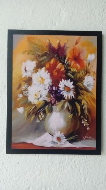 55 - Tablouri Flori - transfer de imagine pe canvas