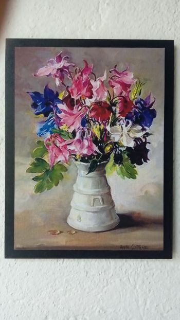 57 - Tablouri Flori - transfer de imagine pe canvas