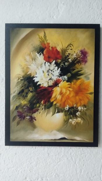 61 - Tablouri Flori - transfer de imagine pe canvas