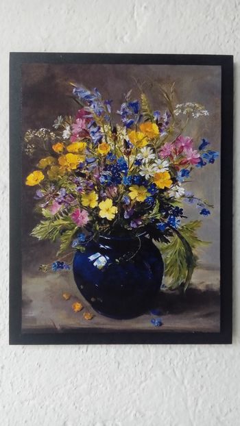 63 - Tablouri Flori - transfer de imagine pe canvas