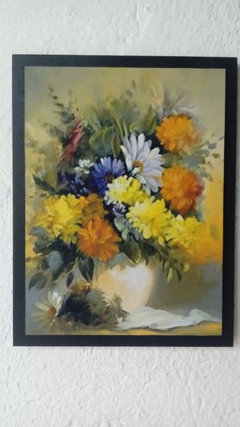 70 - Tablouri Flori - transfer de imagine pe canvas