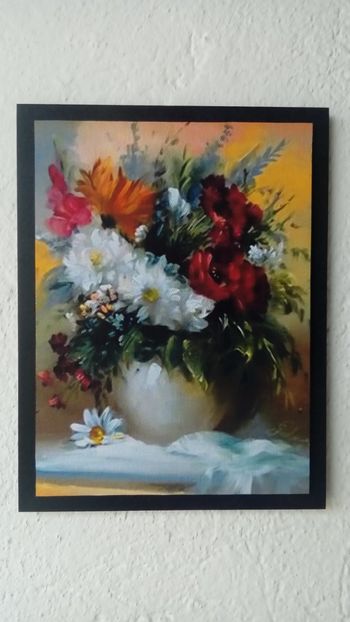 72 - Tablouri Flori - transfer de imagine pe canvas