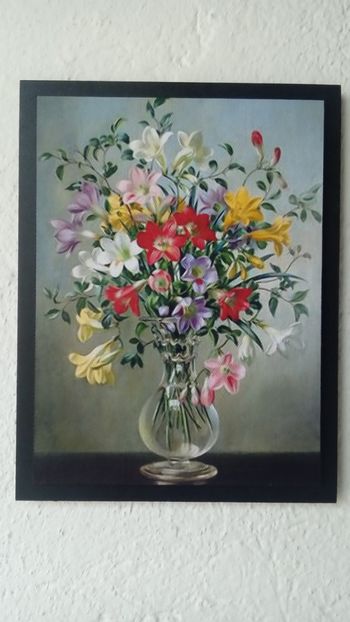 75 - Tablouri Flori - transfer de imagine pe canvas