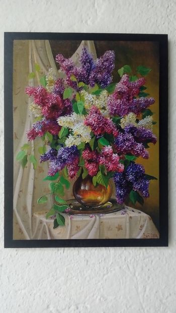 80 - Tablouri Flori - transfer de imagine pe canvas