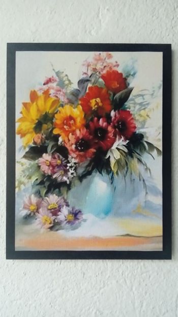 84 - Tablouri Flori - transfer de imagine pe canvas