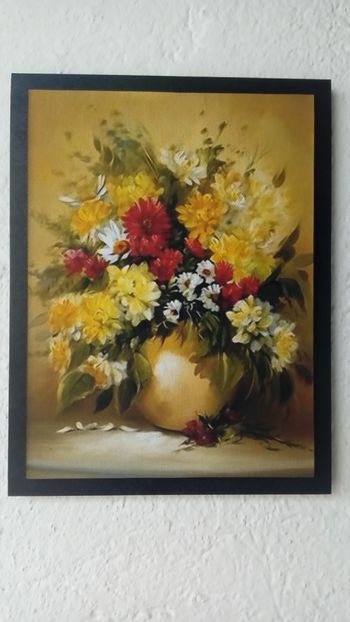 86 - Tablouri Flori - transfer de imagine pe canvas