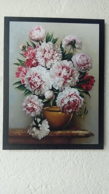 90 - Tablouri Flori - transfer de imagine pe canvas