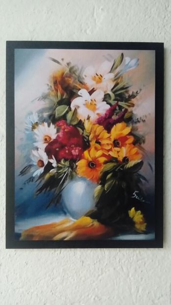 91 - Tablouri Flori - transfer de imagine pe canvas