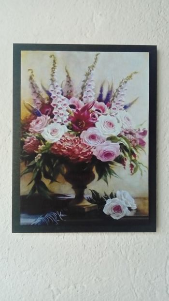 94 - Tablouri Flori - transfer de imagine pe canvas