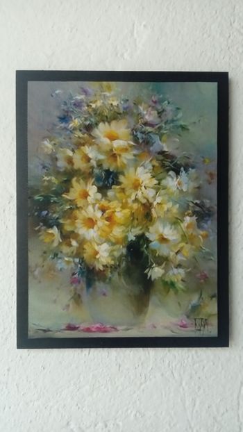 97 - Tablouri Flori - transfer de imagine pe canvas