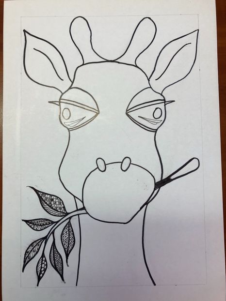 trasam contur cu marker de 1 mm - 0 DOODLE