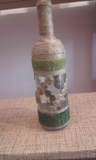 Sticla imbracata in sfoara - Pasiunea mea- meseria mea