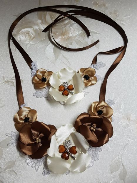 received_1667690999990064 - Coliere cu flori textile