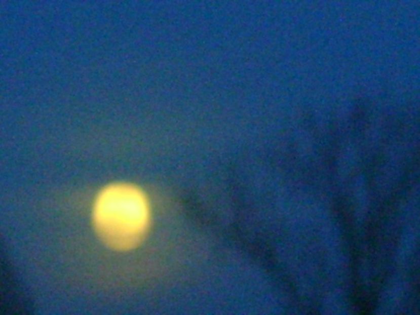 Luna plina in Balanta, rasarit - Luna - Soarele si norii - 1