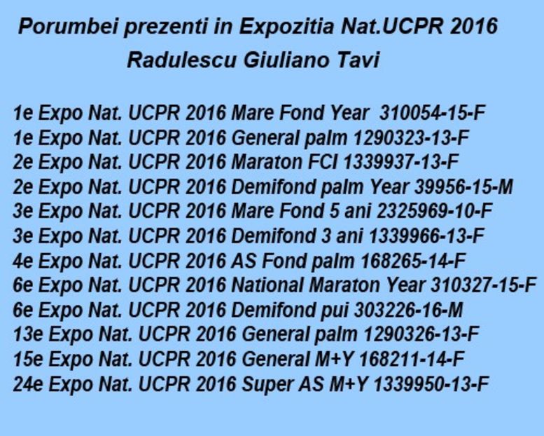 LOCURILE POR IN EXPO UCP 2016 - CONTACT 0769309790