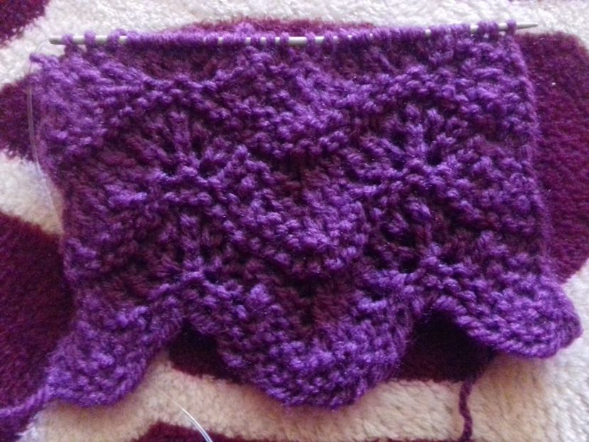 Model valuri ajurate - Tricotaj - Lucrarile mele