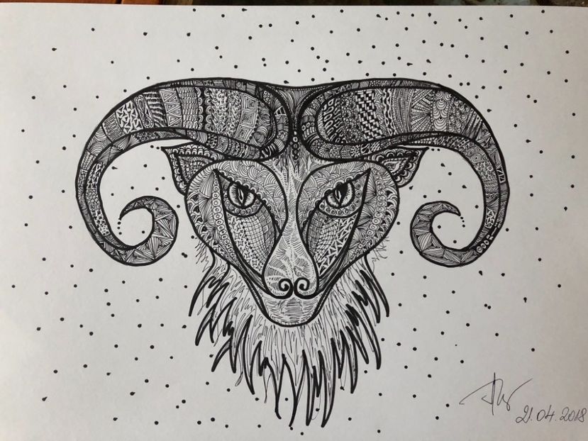 A3 Zodia BERBEC - 0 DOODLE