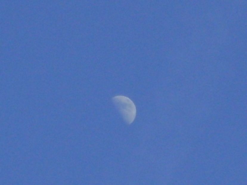 Primul patrar in Leu - Luna - Soarele si norii - 1