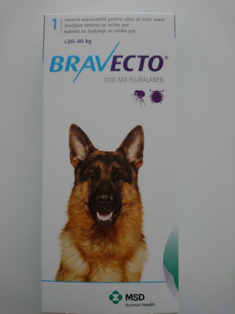 BRAVECTO 20-40 KG 115 RON - BRAVECTO 20-40 KG - 115 RON