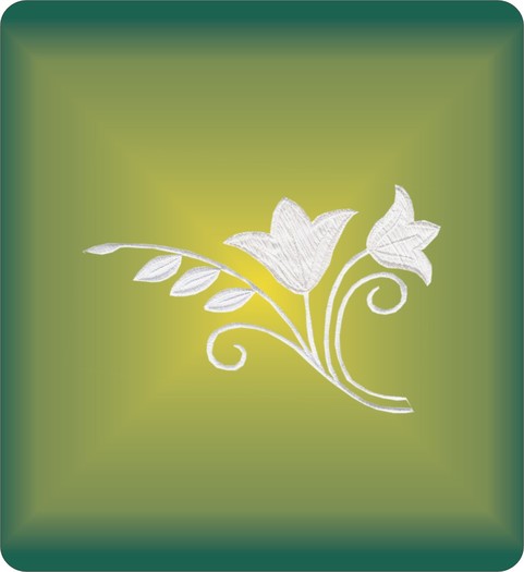 floare-in-aplica-verde