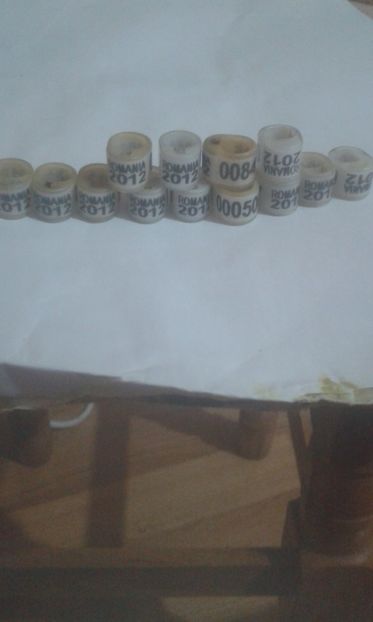 Romania 2012 - Colectie inele de Romania