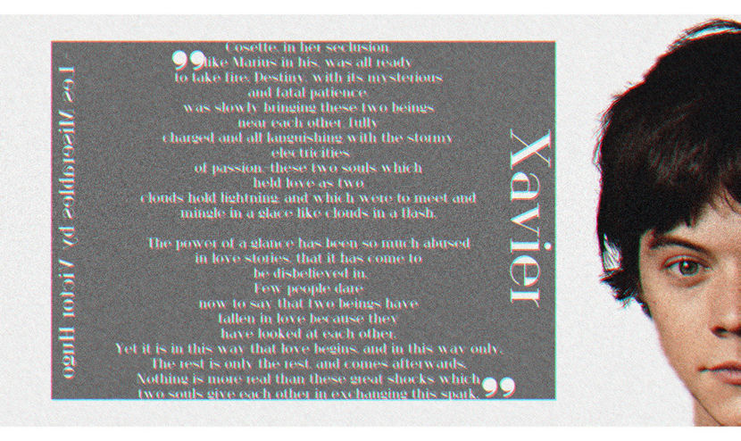 XAVIER　·❃ڪ[Feb, 01·1800+]✧ے - Making the promises only for you!