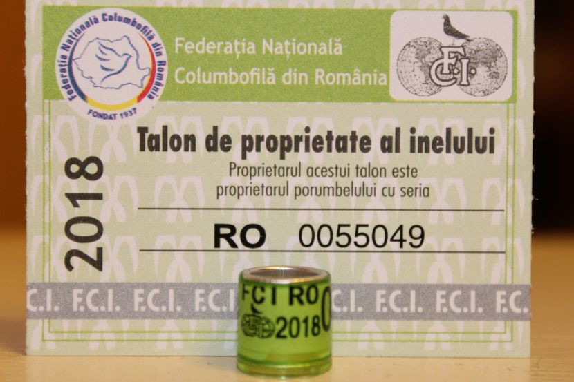 RO FCI 2O18 - COLECTIE  DE INELE   ROMANIA