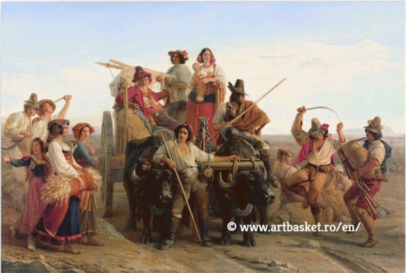 70x469 cm-106 anchor - Diagrame pentru goblen-Scene rustice