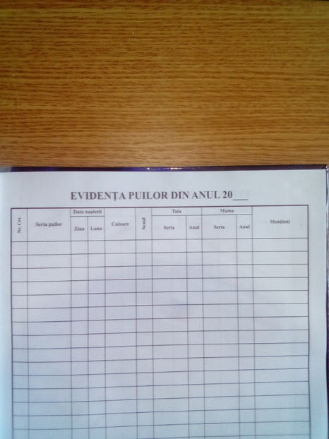 2 - REGISTRU EVIDENTA - 27 lei