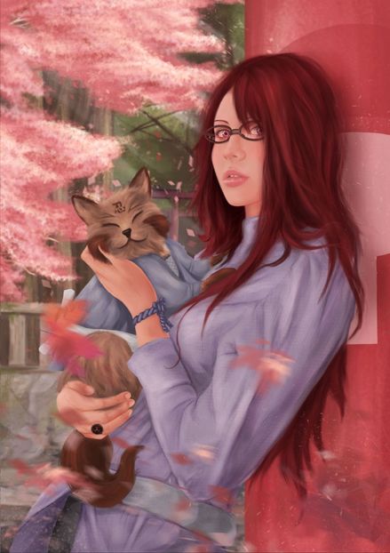 karin_uchiha_with_cat_by_sparklinova-daw3aq7.jpeg  - Uzumaki Uchiha Karin