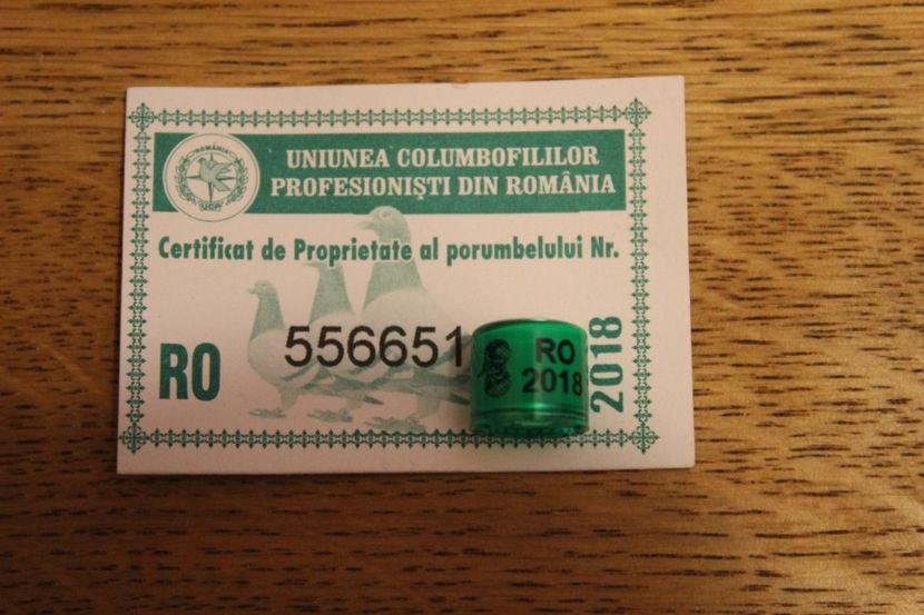 RO UCP  FCI 2018 - COLECTIE  DE INELE   ROMANIA