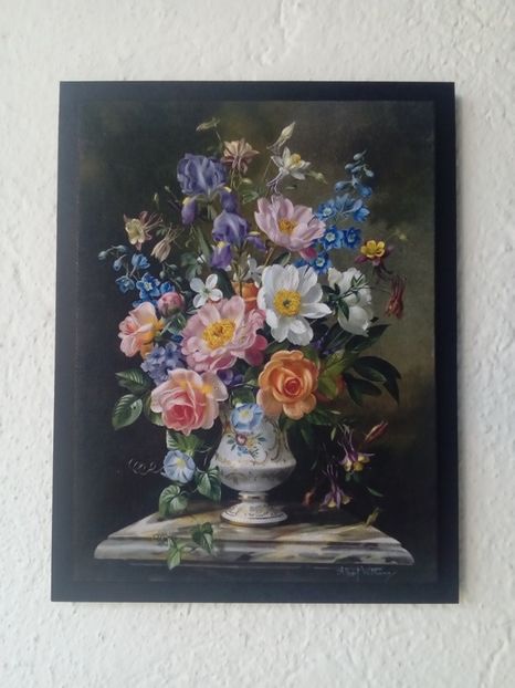 101 - Tablouri Flori - transfer de imagine pe canvas