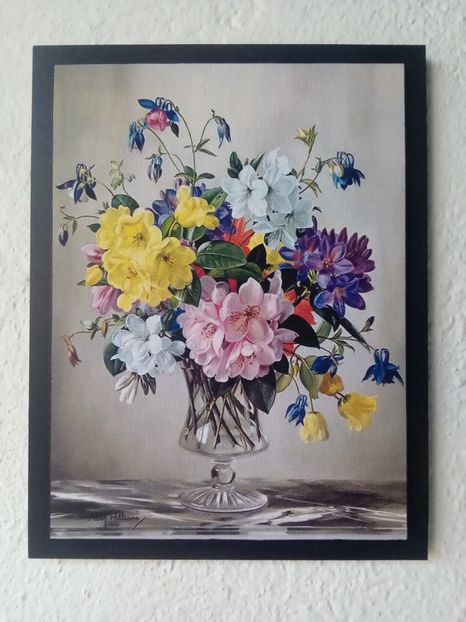 104 - Tablouri Flori - transfer de imagine pe canvas