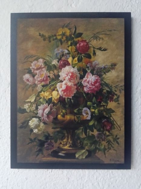 107 - Tablouri Flori - transfer de imagine pe canvas