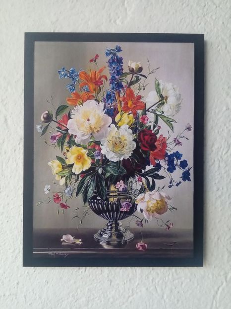 108 - Tablouri Flori - transfer de imagine pe canvas