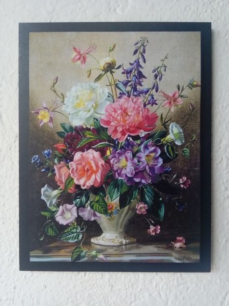 112 - Tablouri Flori - transfer de imagine pe canvas