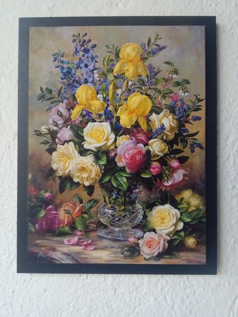 114 - Tablouri Flori - transfer de imagine pe canvas