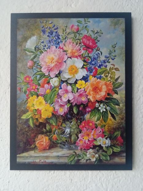 116 - Tablouri Flori - transfer de imagine pe canvas