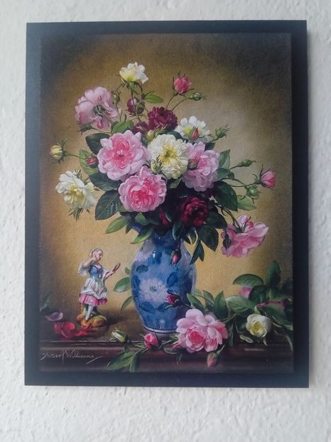 117 - Tablouri Flori - transfer de imagine pe canvas