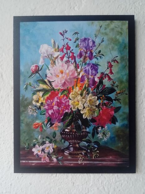 119 - Tablouri Flori - transfer de imagine pe canvas